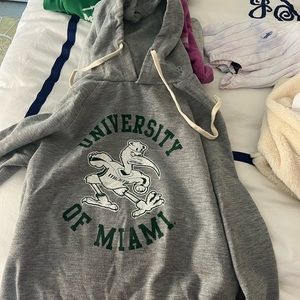 U Miami sweatshirt